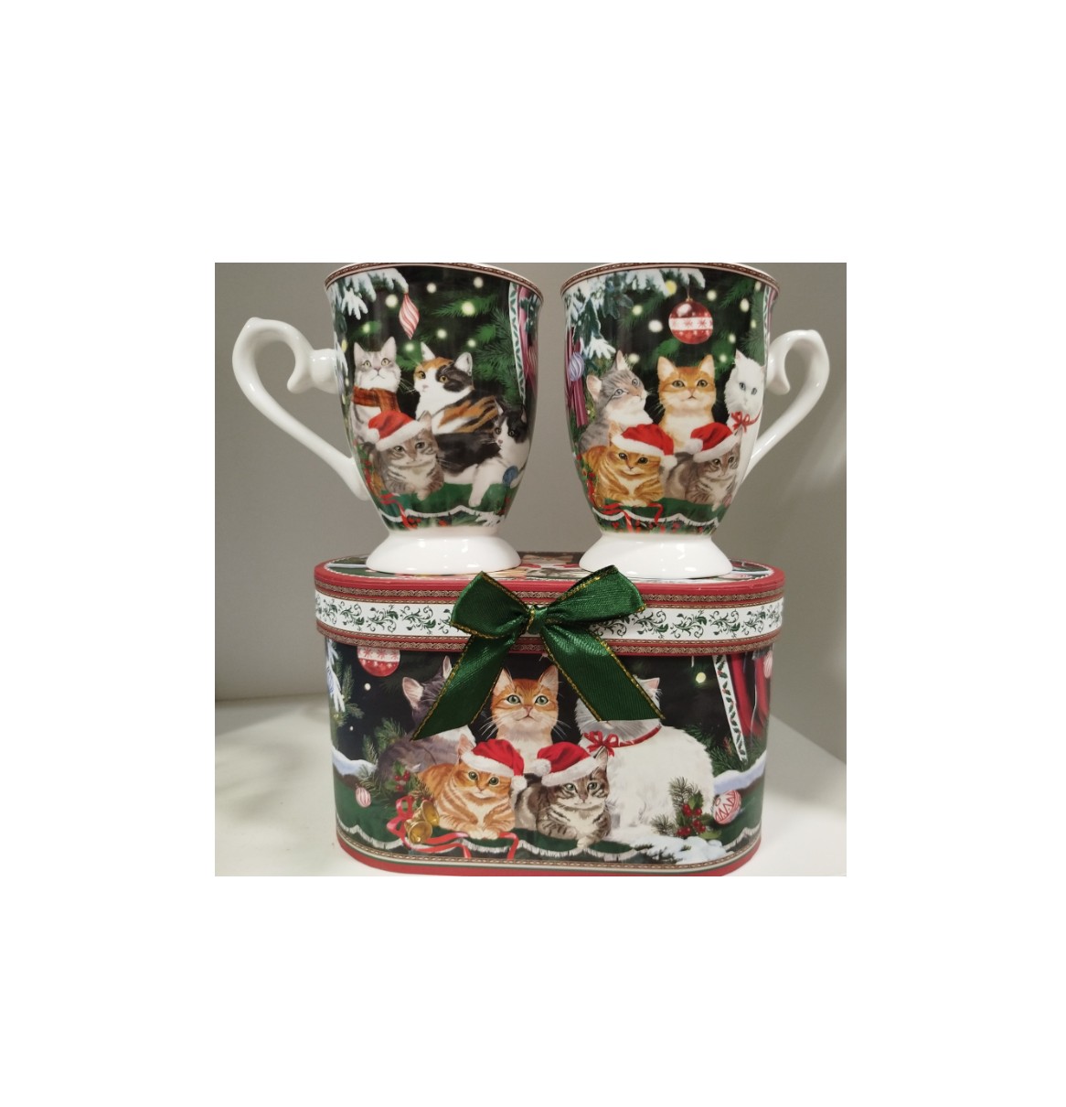 SET 2 SKODELIC MUCKI ZELENI PORCELAN D119 250ML