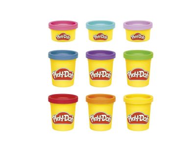 PLASTELIN PLAY DOH SET 9 LONČKOV