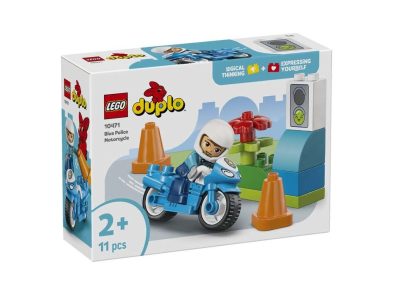 LEGO 10471 DUPLO MODRI POLICIJSKI MOTOR