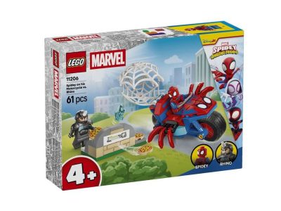 LEGO 11206 MARVEL SPIDEY NA MOTORJU PROTI RHINU