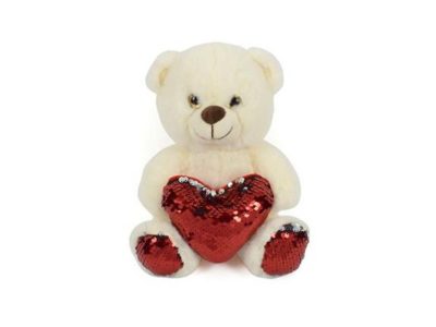 PLIŠASTA IGRAČA MEDO SRČEK