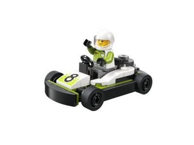 Alternative view of LEGO 30719 CITY TEKMOVALEC V GOKARTU
