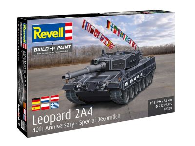 Leopard 2A4 Special Decoration 40th anniversary 03368 1:35