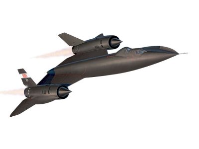Alternative view of Revell Lockheed SR-71B Blackbird 03751 1:48