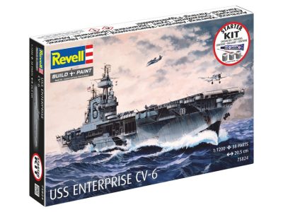 Revell Starter Kit USS Enterprise CV-6 75824 1:1200