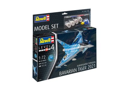 Revell Model Set Eurofighter Typhoon Bavarian Tiger 63818 1:72