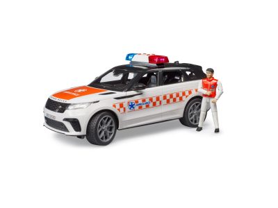 BRUDER 02885 RANGE ROVER VELAR REŠEV.VOZILO Z VOZNIKOM