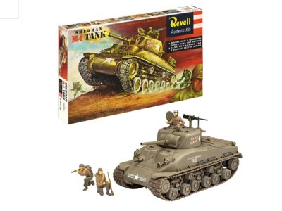 Alternative view of Revell M4 Sherman - 75 Years Plastic Modelbuilding 1:40 03369
